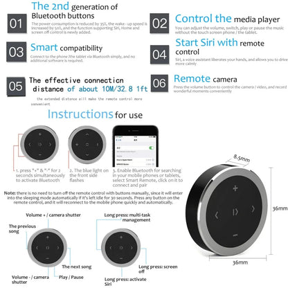Funciones control Bluetooth volante