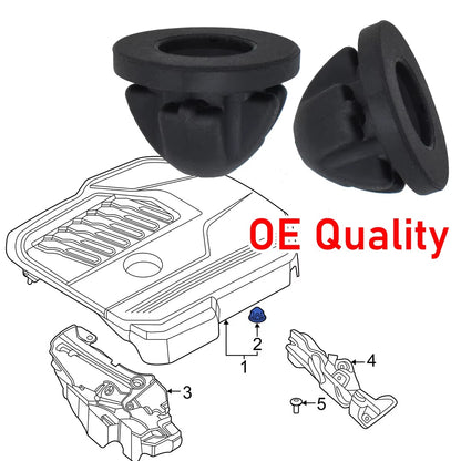 Soportes Goma Tapa Motor BMW 11127614138 (Pack 4) OEM Fit