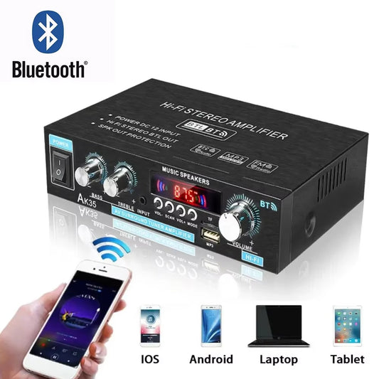 AK35 – Amplificador Digital HiFi 2.0 con Bluetooth