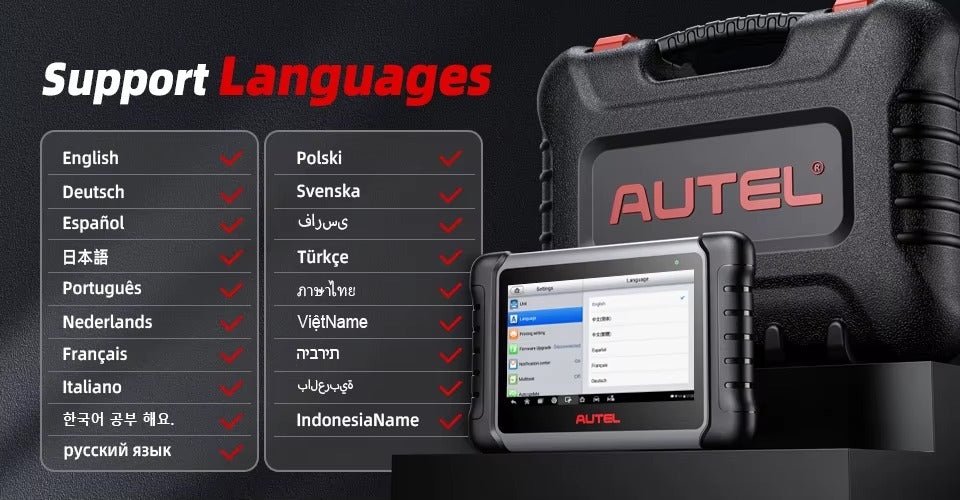 Escáner Automotriz Autel MK808S Bidireccional IMMO - Codificación Llaves