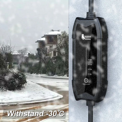 Cargador Portátil para Auto Eléctrico Feyree Tipo 2 16A 3.5 kW 220V Monofásico
