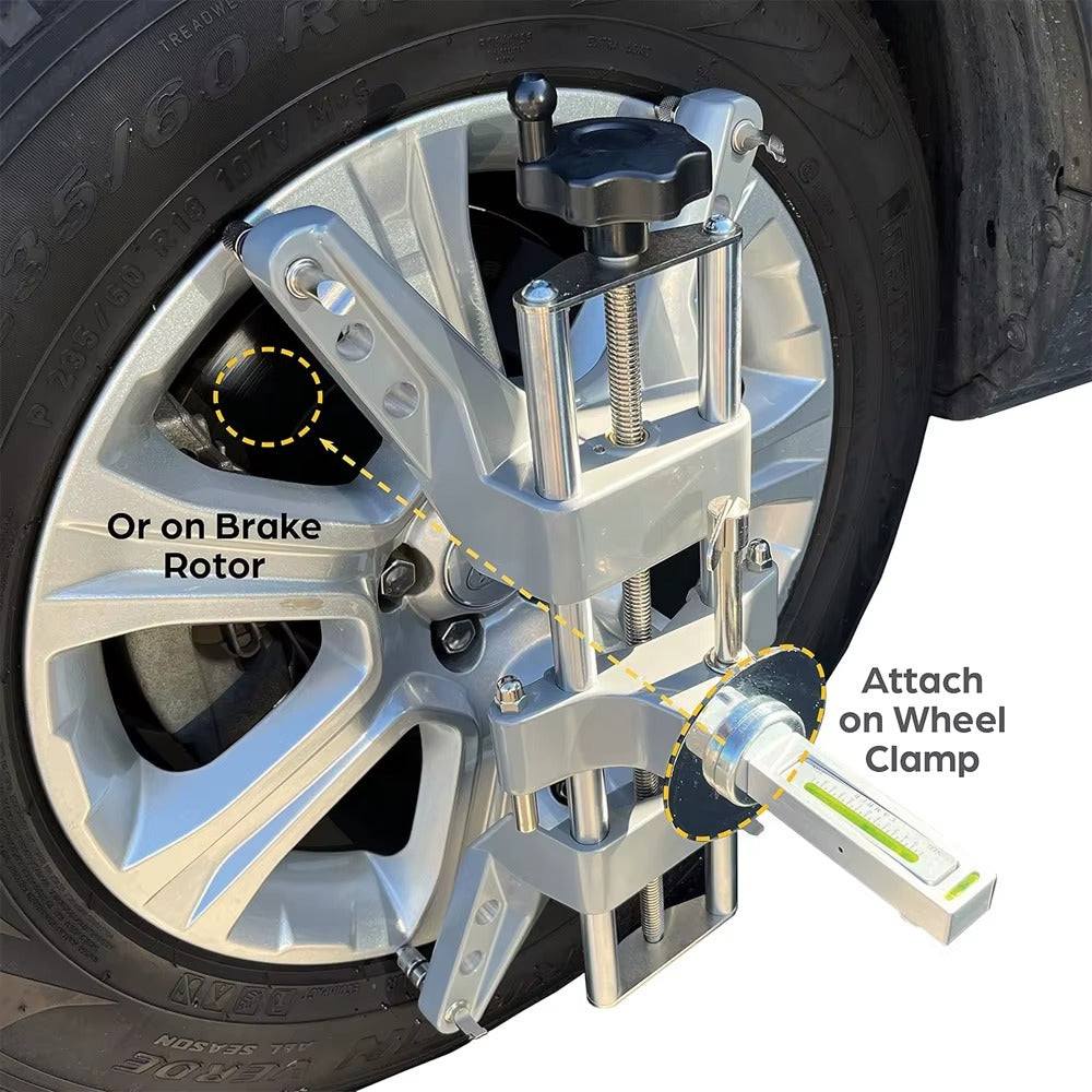 HERRAMIENTA DE NIVEL MAGNÉTICO PARA POSICIONAMIENTO DE RUEDAS (CALIBRADOR DE CAMBER/CASTER)