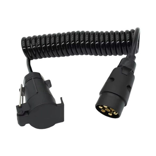 Cable Extensor Remolque Camión 7 Pines Macho–Hembra 1,3 m