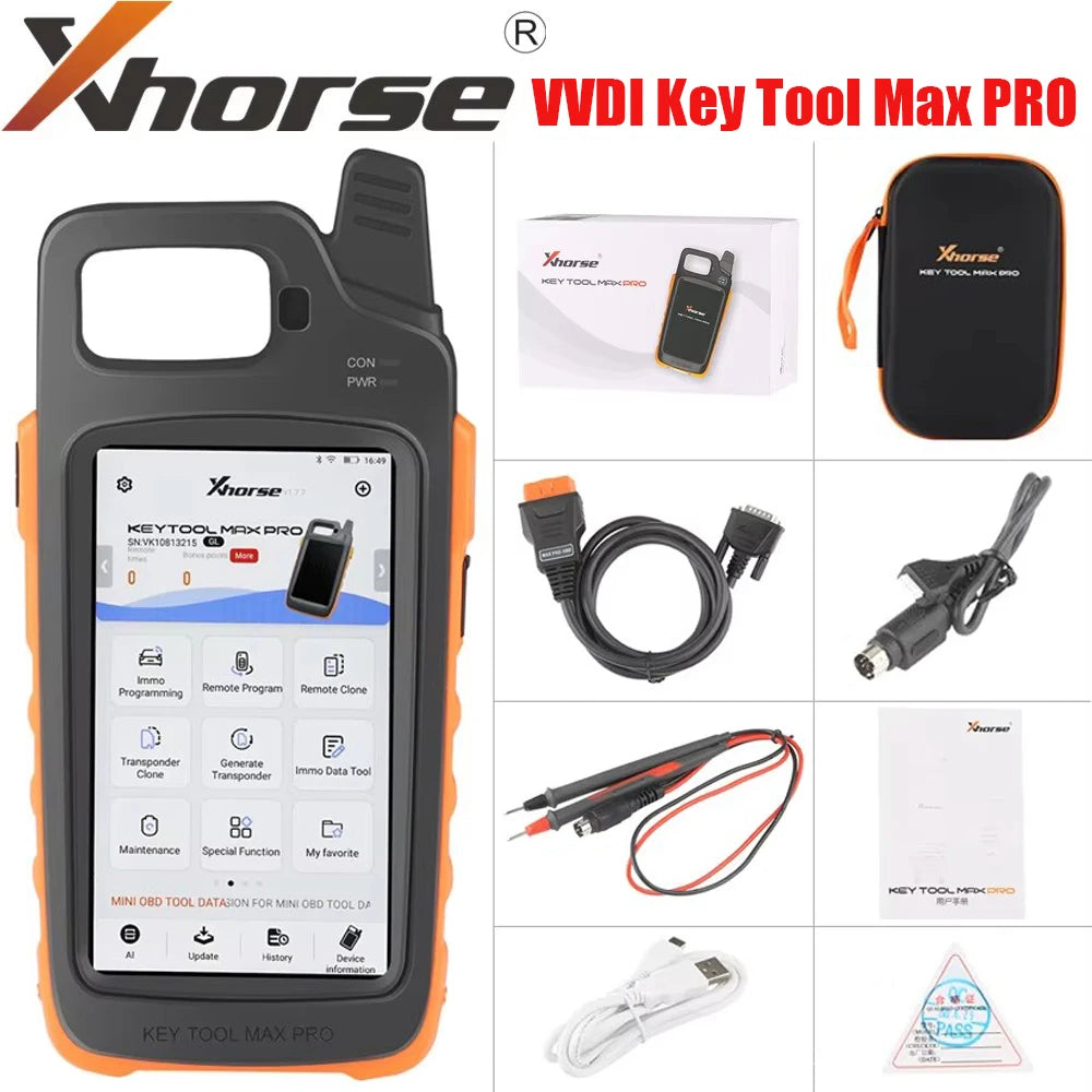 PROGRAMADOR DE LLAVES XHORSE KEY TOOL MAX PRO