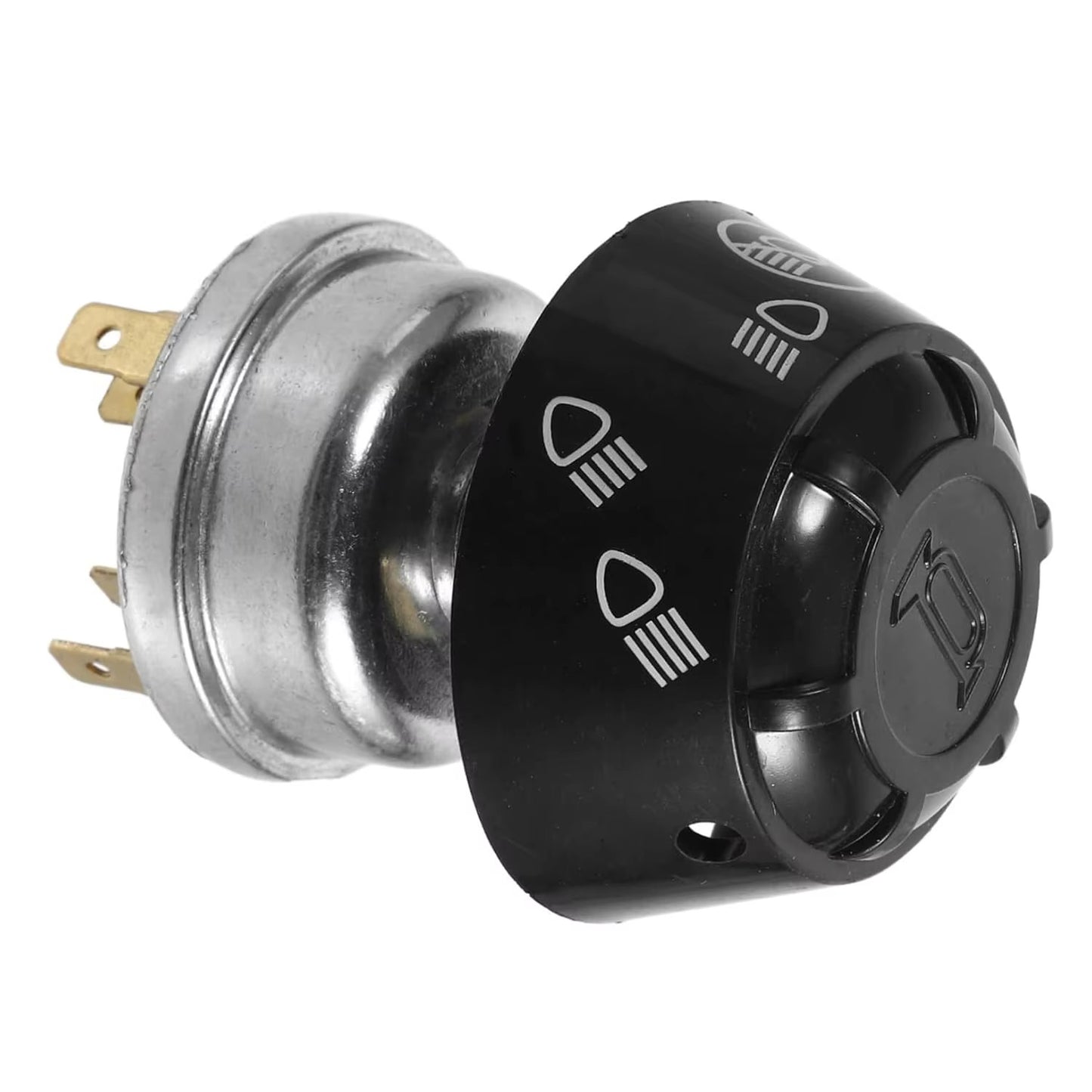 Interruptor Giratorio 3 Posiciones 12V  Universal  Luz / Bocina Tractor Camión