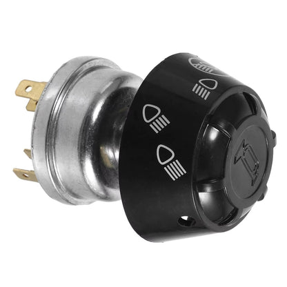 Interruptor Giratorio 3 Posiciones 12V  Universal  Luz / Bocina Tractor Camión