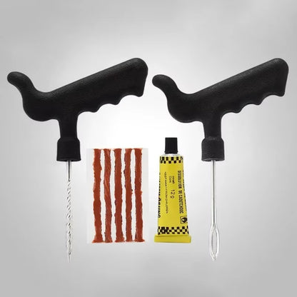 Kit Reparación de Neumáticos Tubeless Tapones de Goma Emergencia