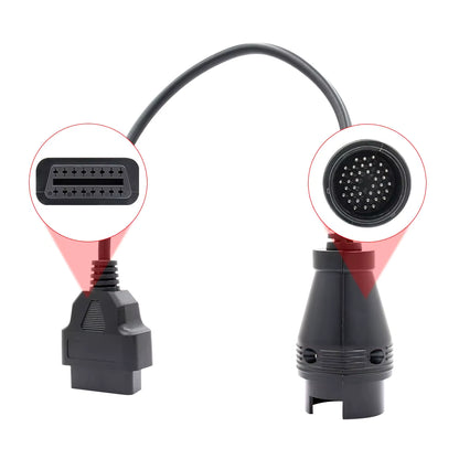 Cable Conector Mercedes-Benz 38 Pines a OBD2 16 Pines