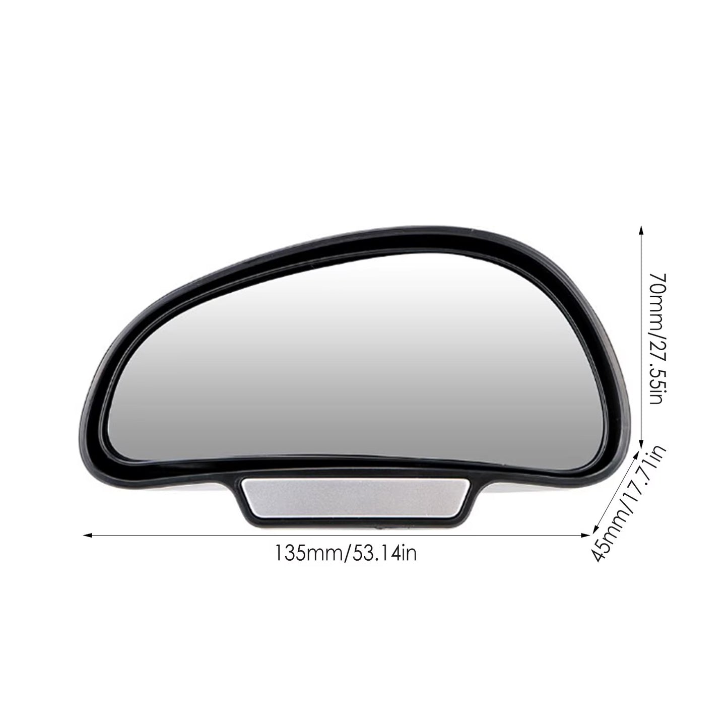 Espejos Punto Ciego 360° Ajustables  Seguridad Conducción (Par)