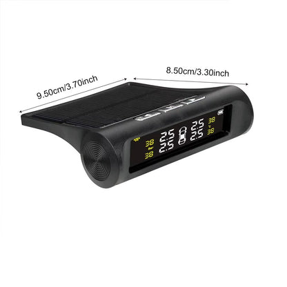 Sistema TPMS Solar 4 Sensores Externos – Monitor Presión Neumáticos