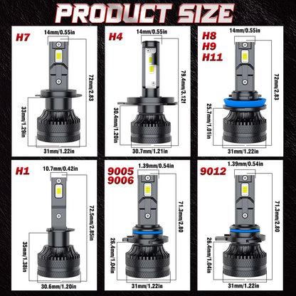 Ampolletas LED H11 Dualvision 6000K Ultra Brillo Canbus Plug & Play