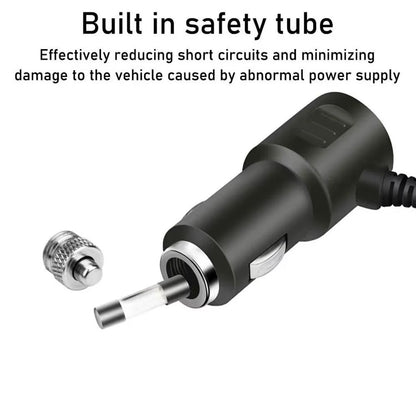 Encendedor de Cigarrillos para Coche + 3 Puertos USB – 120W (4 Tomas)
