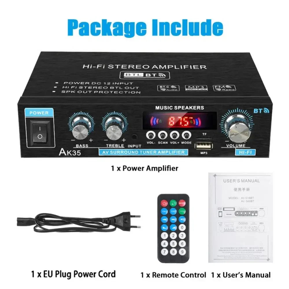 Amplificador de audio Bluetooth AK35
