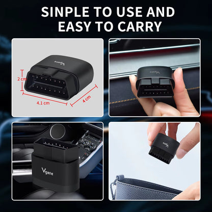 Escáner Vgate iCar Pro 2S Bluetooth 5.2 OBD2 para iOS, Android y PC