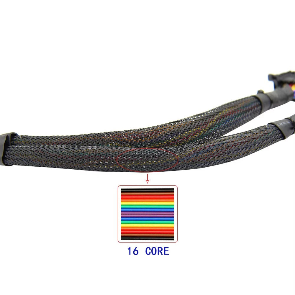 Cable OBD2 1 a 2 Divisor 16 Pines – Extensión Diagnóstico ELM327 VAG HUD