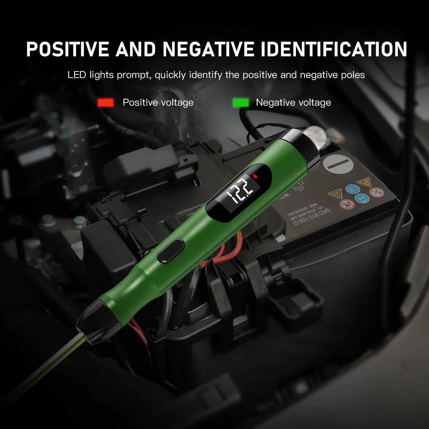 Probador de Circuito Automotriz JDiag P50 – 5V a 30V con Pantalla Digital