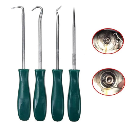 Kit Extractor Retenes y O-Rings 4 Piezas 135mm Ganchos Profesionales