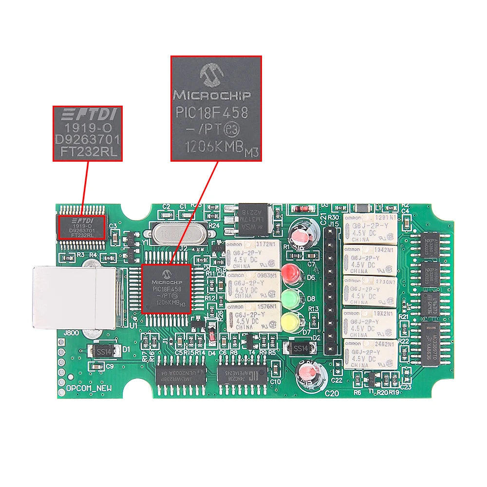 Scanner Opcom V1.99 OBD2 + Cable para Opel