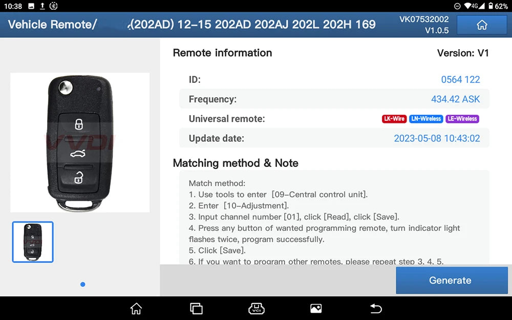 Programador de Llaves LAUNCH X431 – Compatible con IMMO Elite, Plus y PAD V