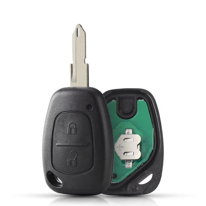 Mando a Distancia Coche PCF7946 Renault 433MHz — 2 Botones (Llave en Blanco)