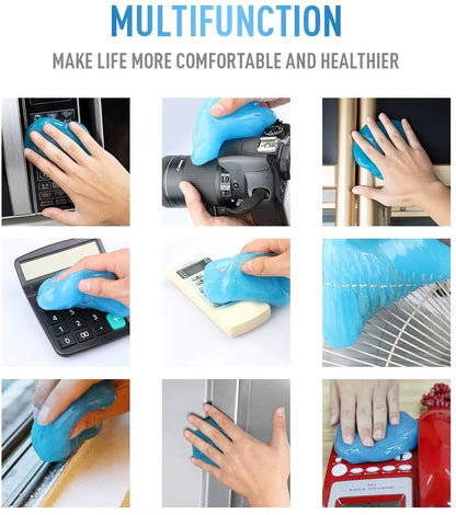 Gel de Limpieza SEAMETAL 160 g Eliminador de Polvo para Auto, Teclado, Laptop y Electrónica