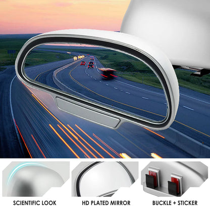 Espejos Punto Ciego 360° Ajustables  Seguridad Conducción (Par)