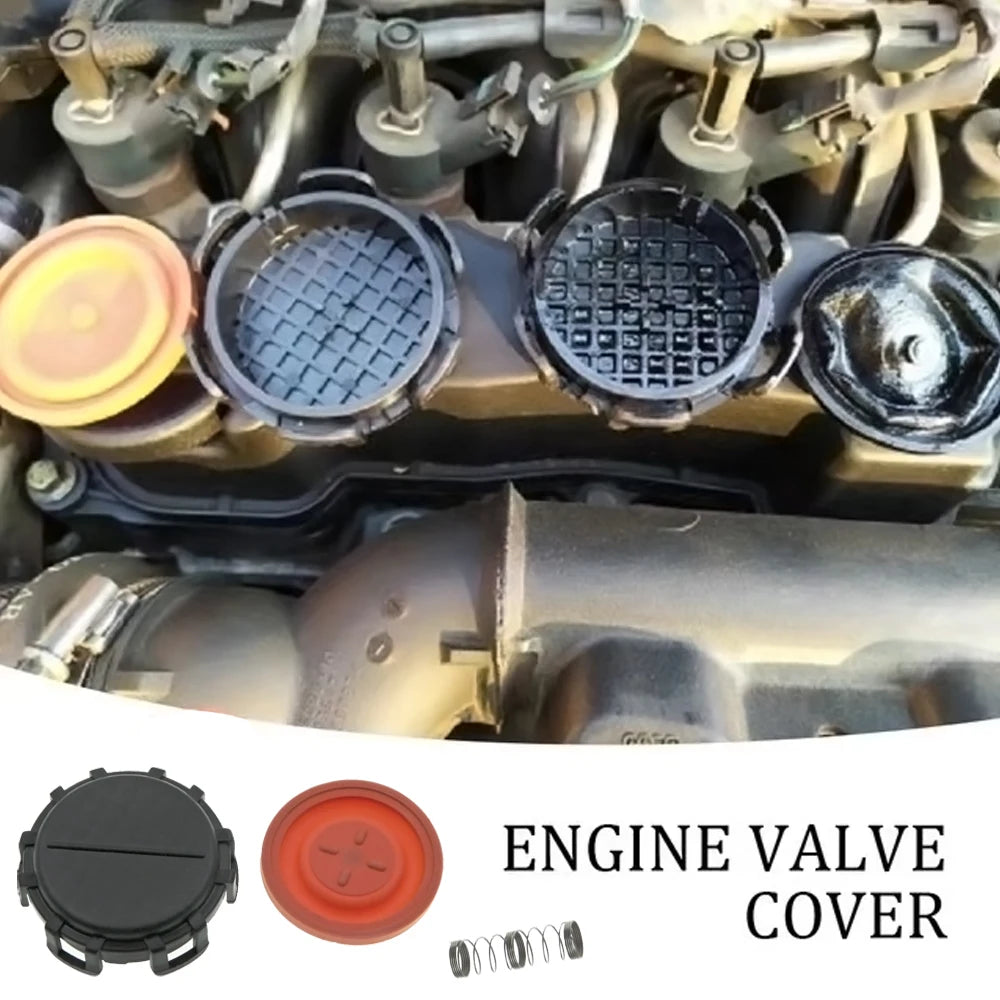 Tapa válvula PCV Ford - instalada en motor
