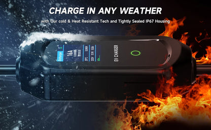 Cargador Portátil EV Tipo 2 AFEVV 7kW 32A con Control WiFi/Bluetooth