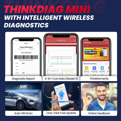 Scanner Automotriz Thinkcar ThinkDiag Mini OBD2 Multimarca