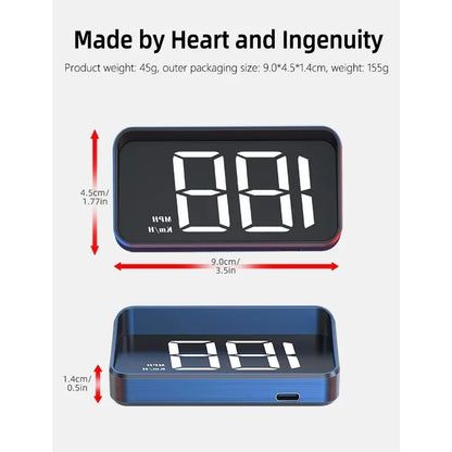 Velocímetro HUD GPS M2 verde