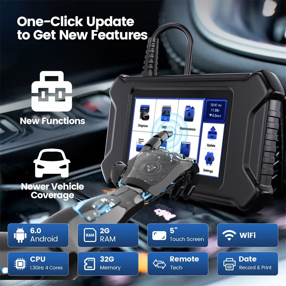 Scanner Automotriz MUCAR CS90 – 28 Funciones Reset + Diagnóstico Completo