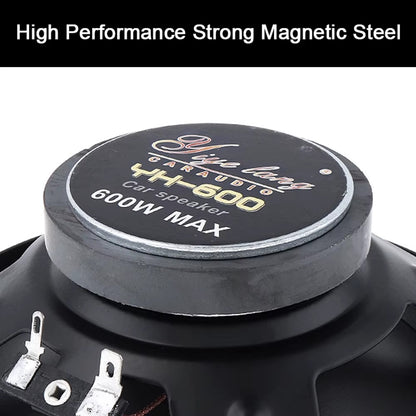 Altavoz Coaxial de Frecuencia Completa para Coche 6 Pulgadas – 600W