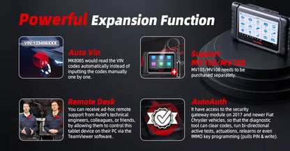 Escáner Automotriz Autel MK808S Bidireccional IMMO - Codificación Llaves