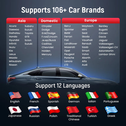 Thinkcar BD6 – Diagnóstico Completo con Actualizaciones de por Vida
