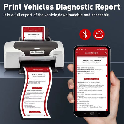Escáner Automotriz KINGBOLEN Ediag Plus Diagnóstico OE, Bidireccional y Codificación ECU