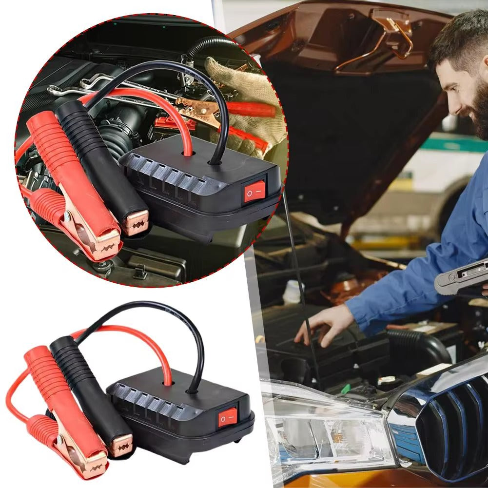 Convertidor de Batería de Litio Makita a Arrancador de Coche + USB – DIY