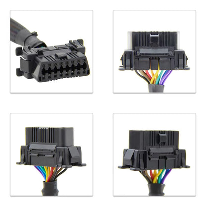 Cable OBD2 1 a 2 Divisor 16 Pines – Extensión Diagnóstico ELM327 VAG HUD