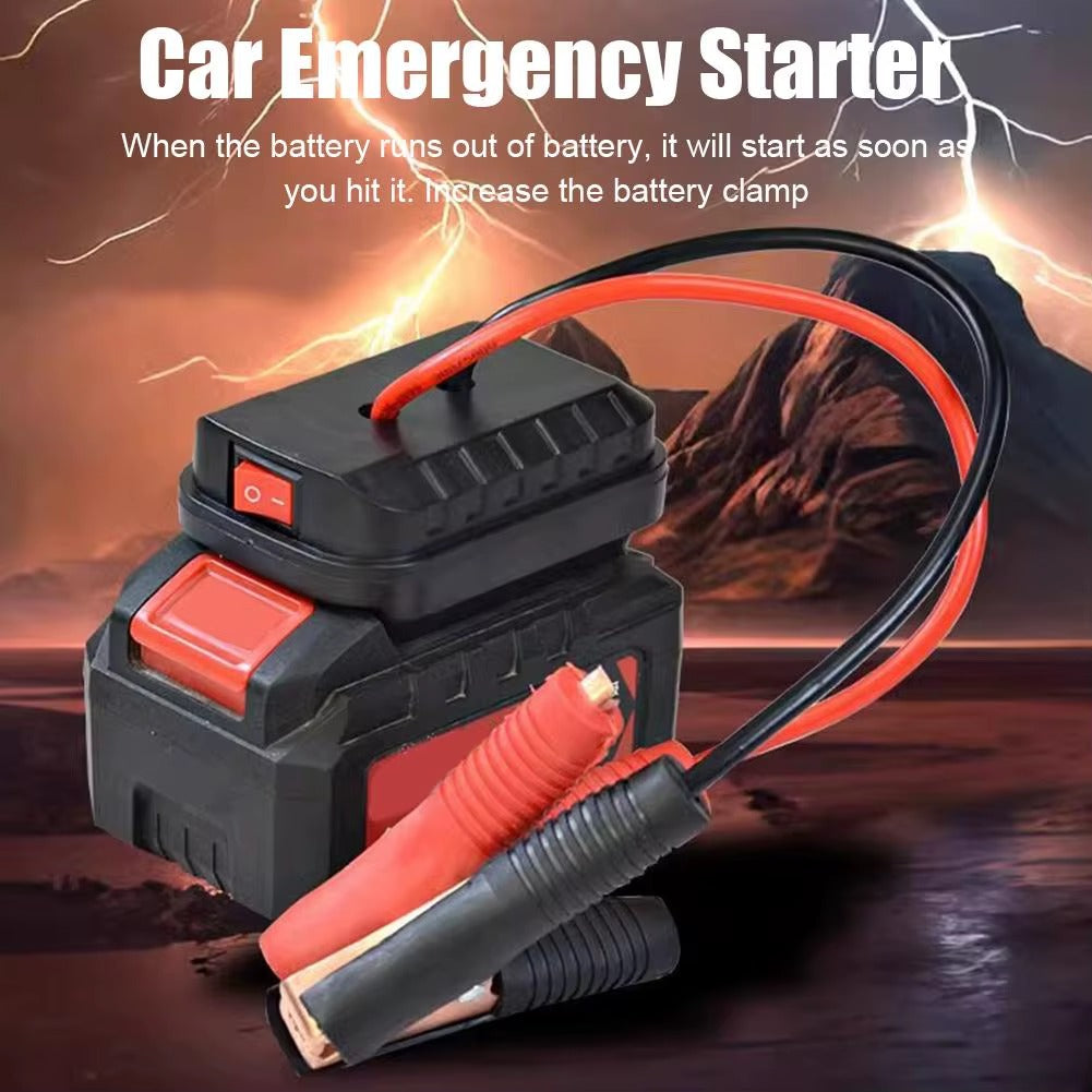 Convertidor de Batería de Litio Makita a Arrancador de Coche + USB – DIY