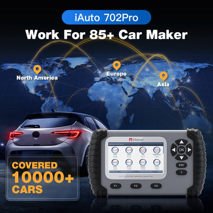 Escáner Automotriz OBD2 ABS/SRS con 39 Funciones Especiales – Vident  iAuto702 Pro