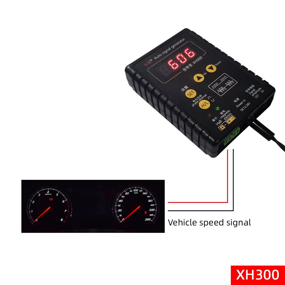 Simulador de Sensor Automotriz XH300 / XH-2 Generador de Señal Hall – Cigüeñal – Árbol de Levas (2 Hz a 8 kHz)