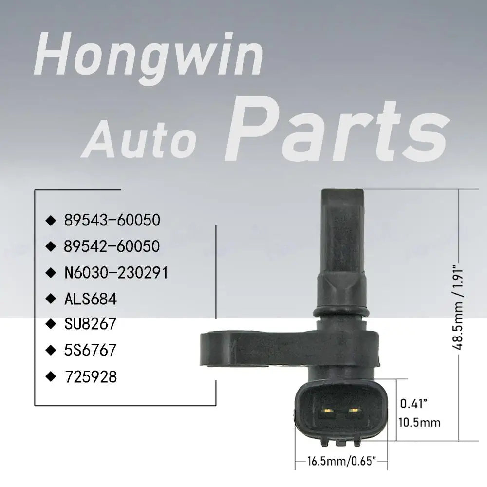 Sensor de Velocidad de Rueda ABS Delantera y Trasera Juego 4 Piezas - Toyota Lexus OEM 89542-60050 89543-60050