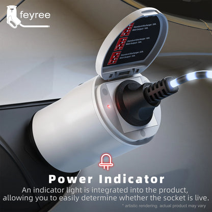 Adaptador V2L Feyree Tipo 2 a Schuko