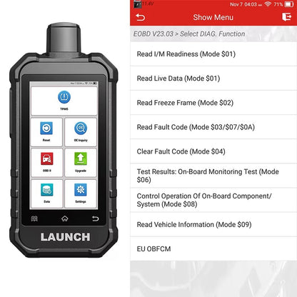 Escáner Profesional LAUNCH X431 5011 V2 – Diagnóstico TPMS + OBD2