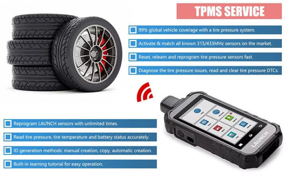 Escáner Profesional LAUNCH X431 5011 V2 – Diagnóstico TPMS + OBD2