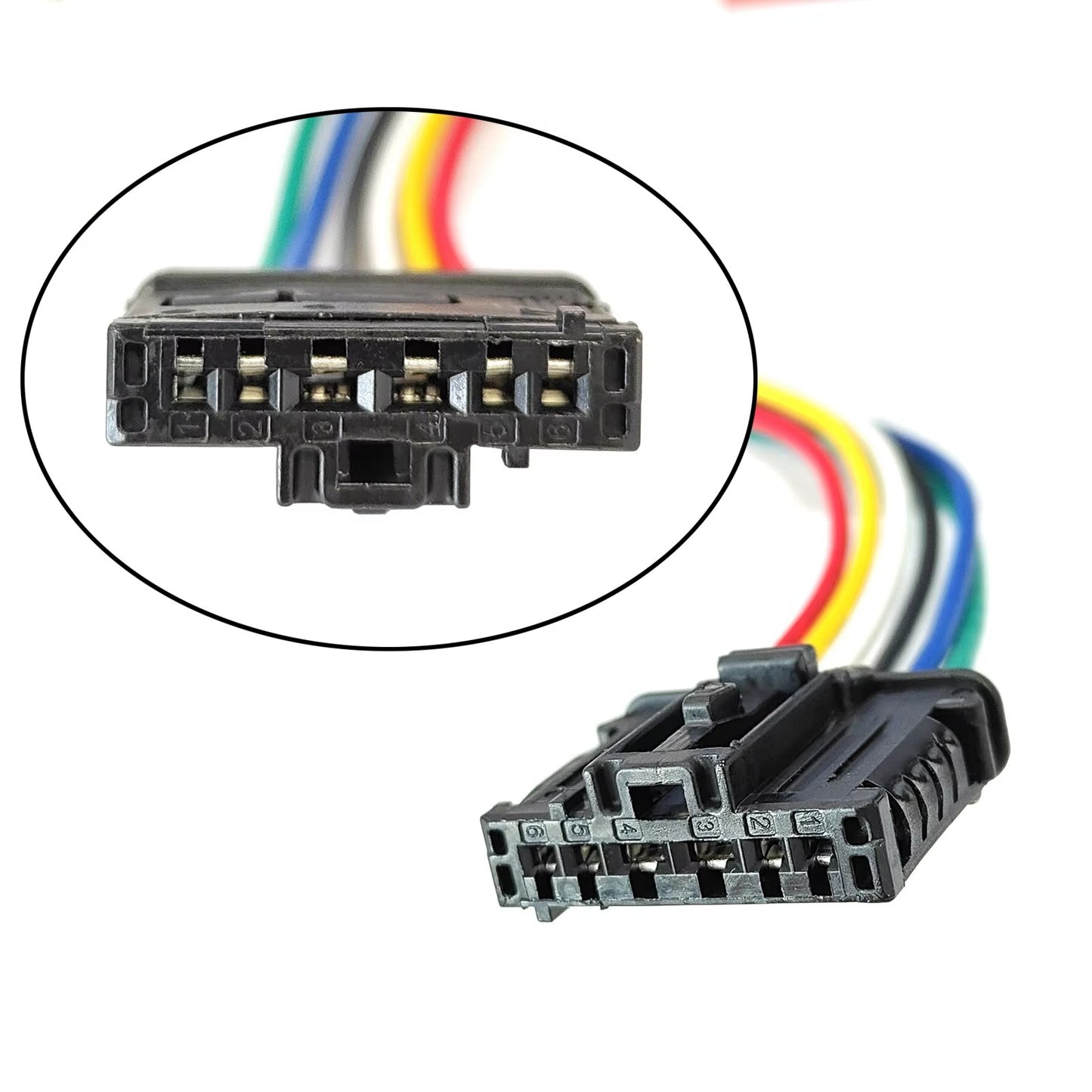 Arnés Conector 6 Pines 1606248780 Luz Trasera Peugeot / Citroën Repuesto de Cableado OEM