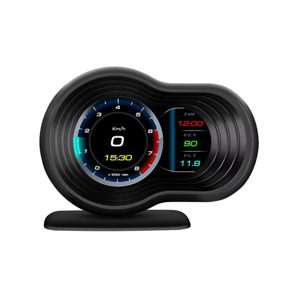 Medidor Digital Inteligente OBD2 HUD P12 – Velocidad, Diagnóstico y Computador de Viaje
