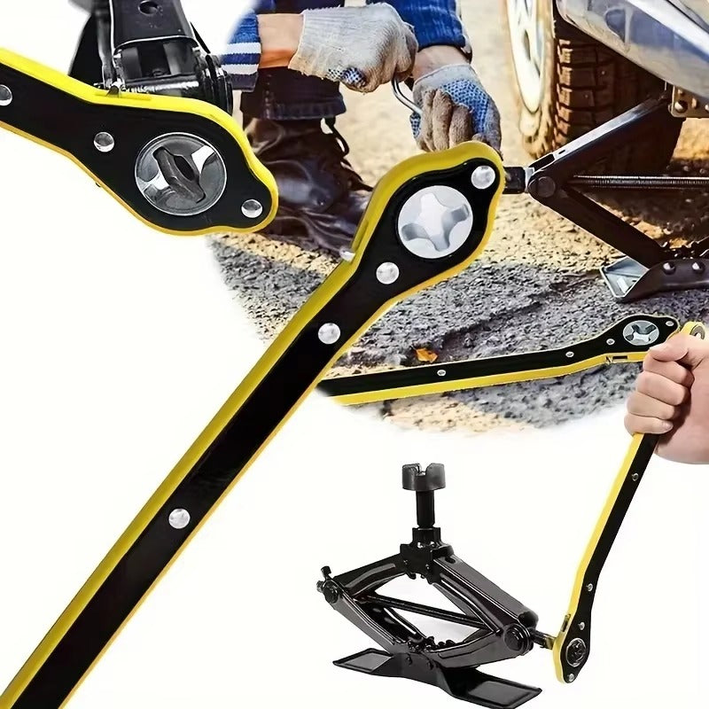 Llave Trinquete para Cric Tijera Ahorro de Fuerza Universal