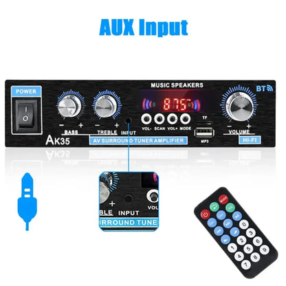 Amplificador de audio Bluetooth AK35
