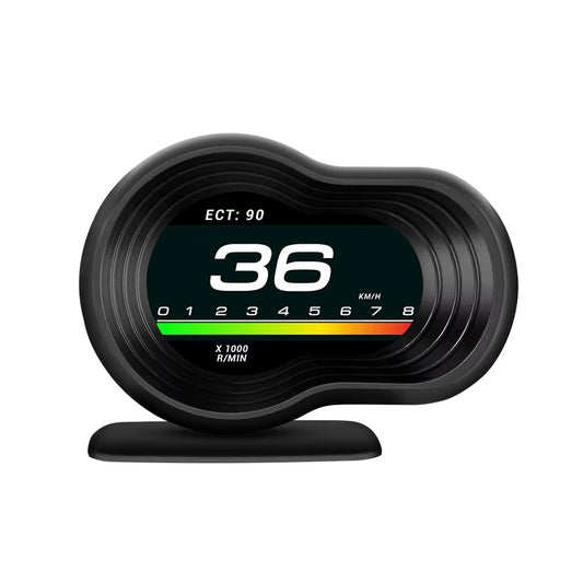 Medidor Digital Inteligente OBD2 HUD P12 – Velocidad, Diagnóstico y Computador de Viaje