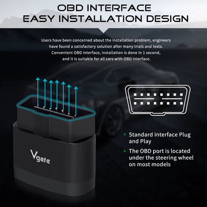 Escáner Vgate iCar Pro 2S Bluetooth 5.2 OBD2 para iOS, Android y PC